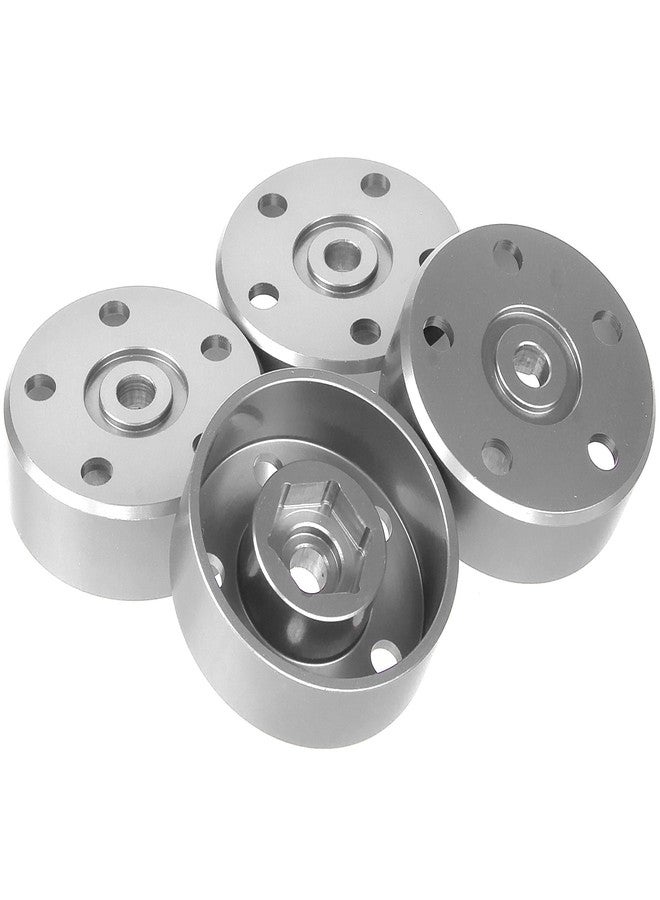 TOOMOD Aluminum Wheel Hex Hub adapters for Tamiya Super ClodBuster Bullhead Upgrades Replace Parts (Silvery) - Image 5